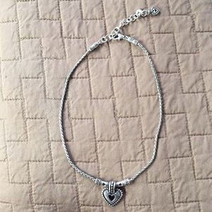 Silver heart necklace